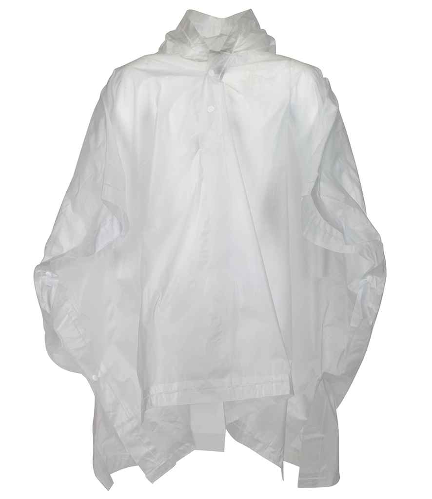 Splashmacs Rain Poncho - Clear