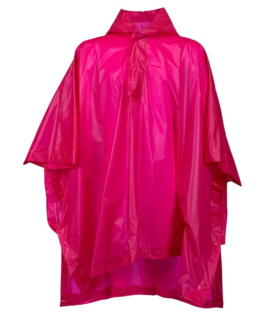 Splashmacs Rain Poncho - Fuchsia
