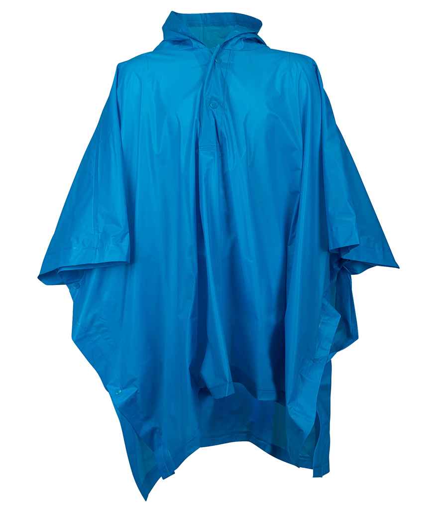 Splashmacs Rain Poncho - Sapphire Blue
