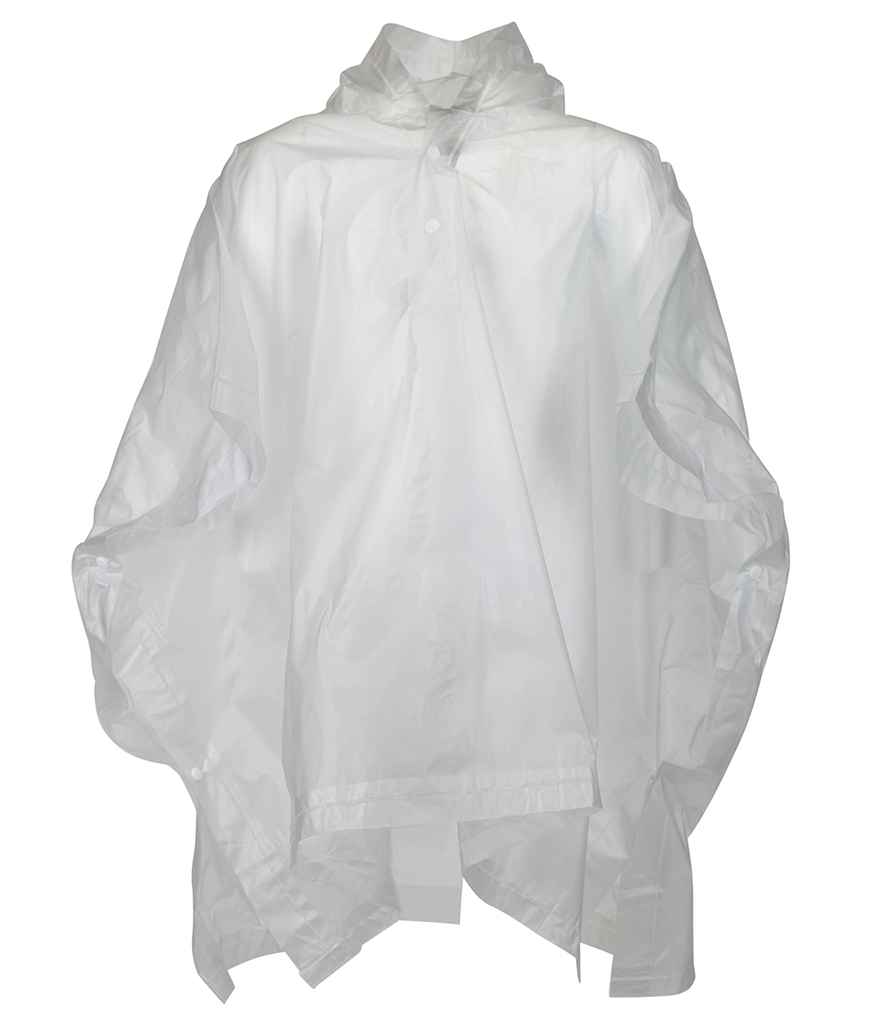 Splashmacs Kids Rain Poncho - Clear
