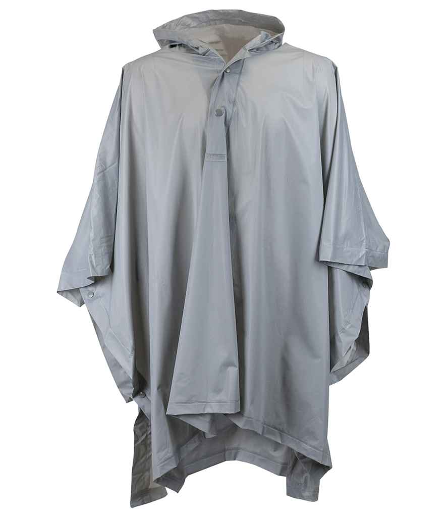 Splashmacs Kids Rain Poncho - Silver
