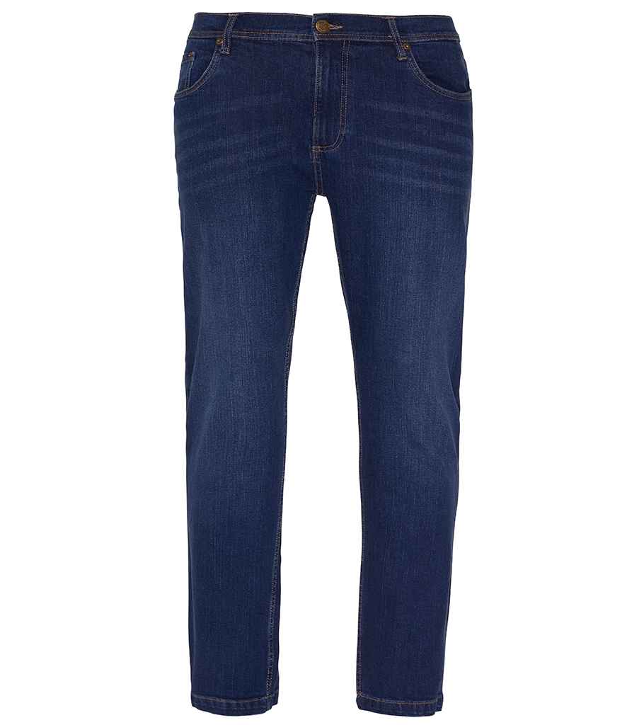 So Denim Mens Leo Straight Jeans - Dark Blue Wash