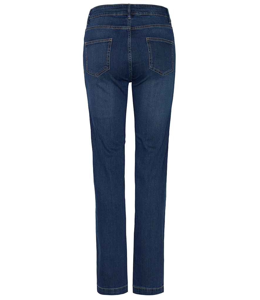 So Denim Ladies Katy Straight Jeans - Dark Blue Wash