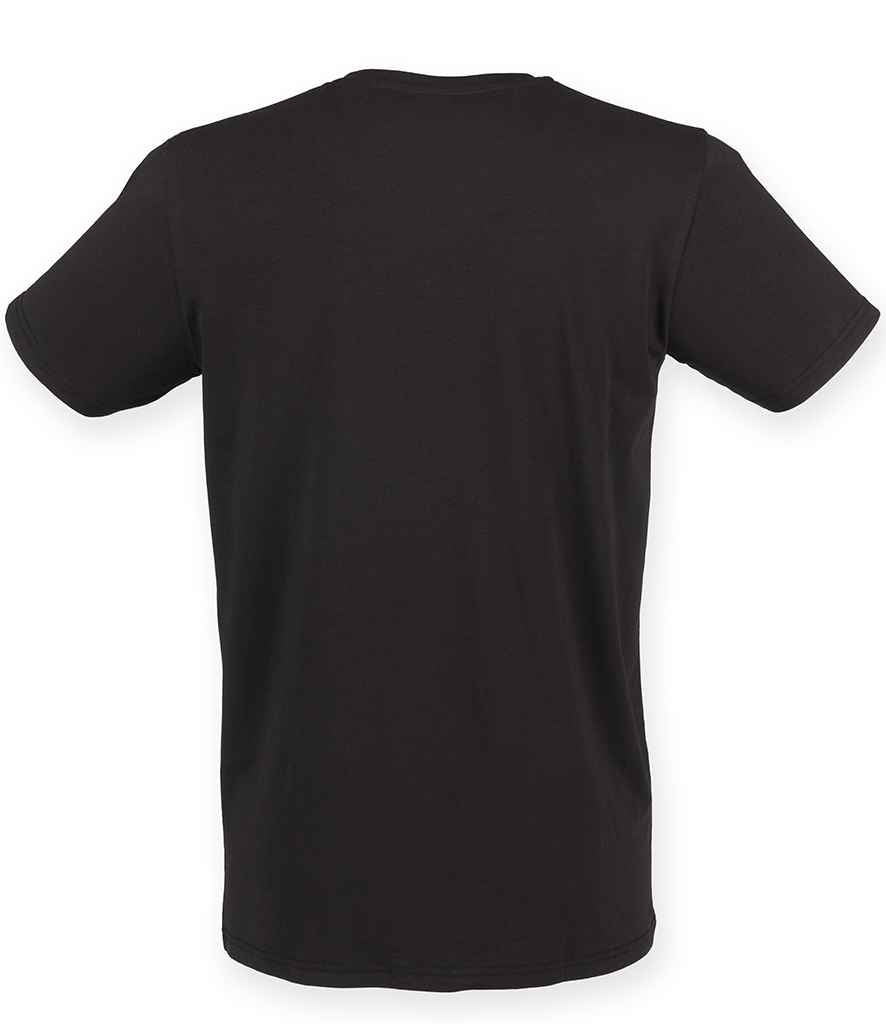 SF Clothing Feel Good Stretch V Neck T-Shirt - Black