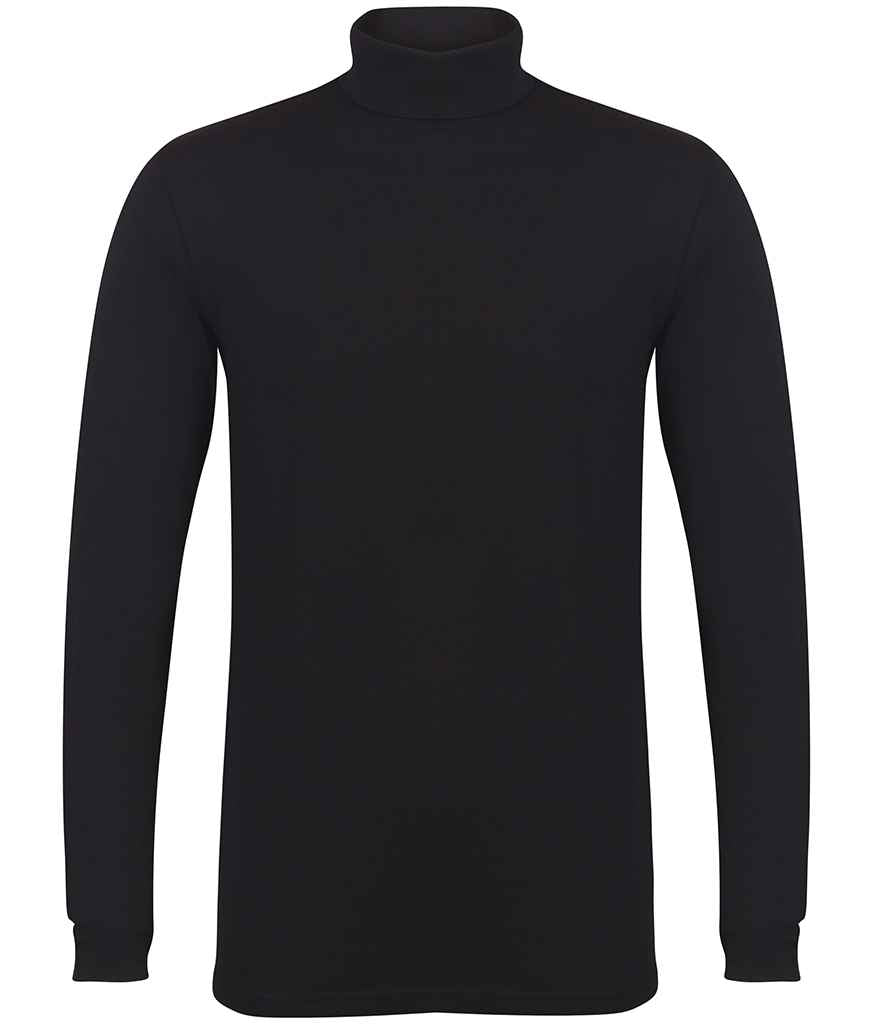 SF Clothing Feel Good Stretch Roll Neck Top - Black