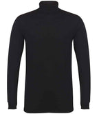 SF Clothing Feel Good Stretch Roll Neck Top - Black