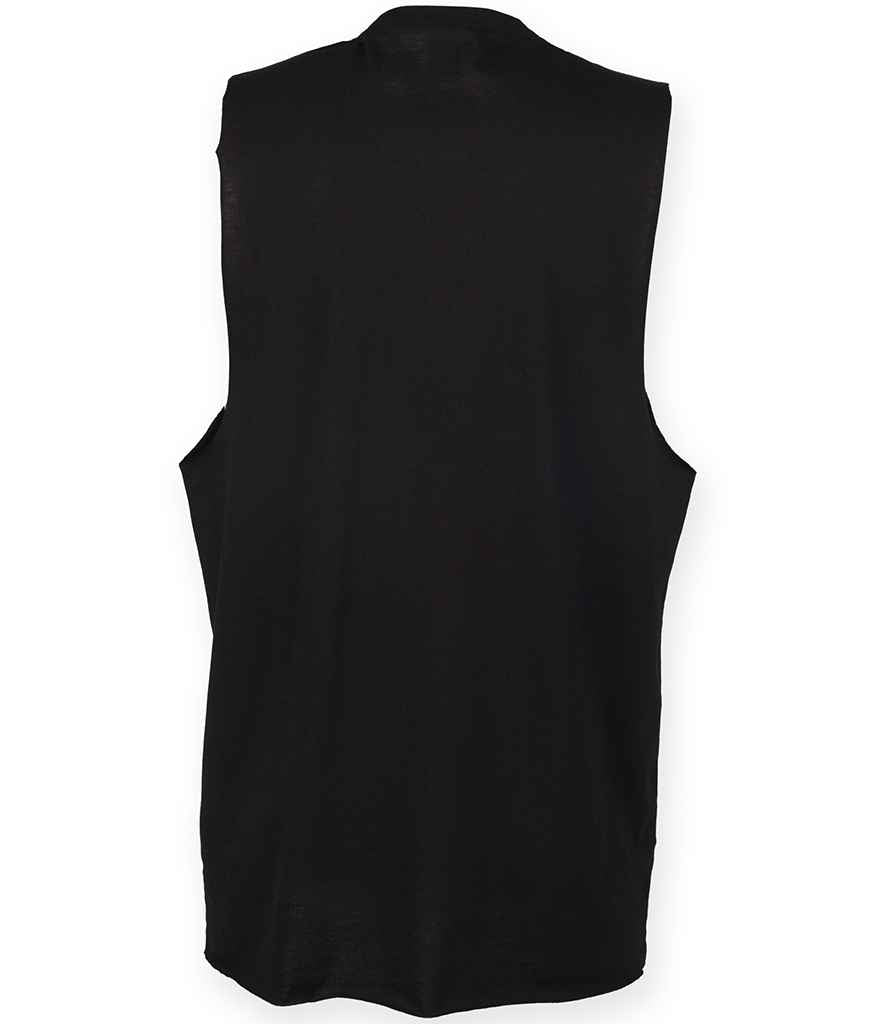SF Clothing High Neck Vest - Black