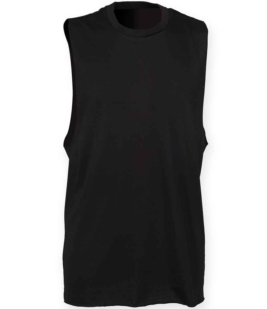 SF Clothing High Neck Vest - Black