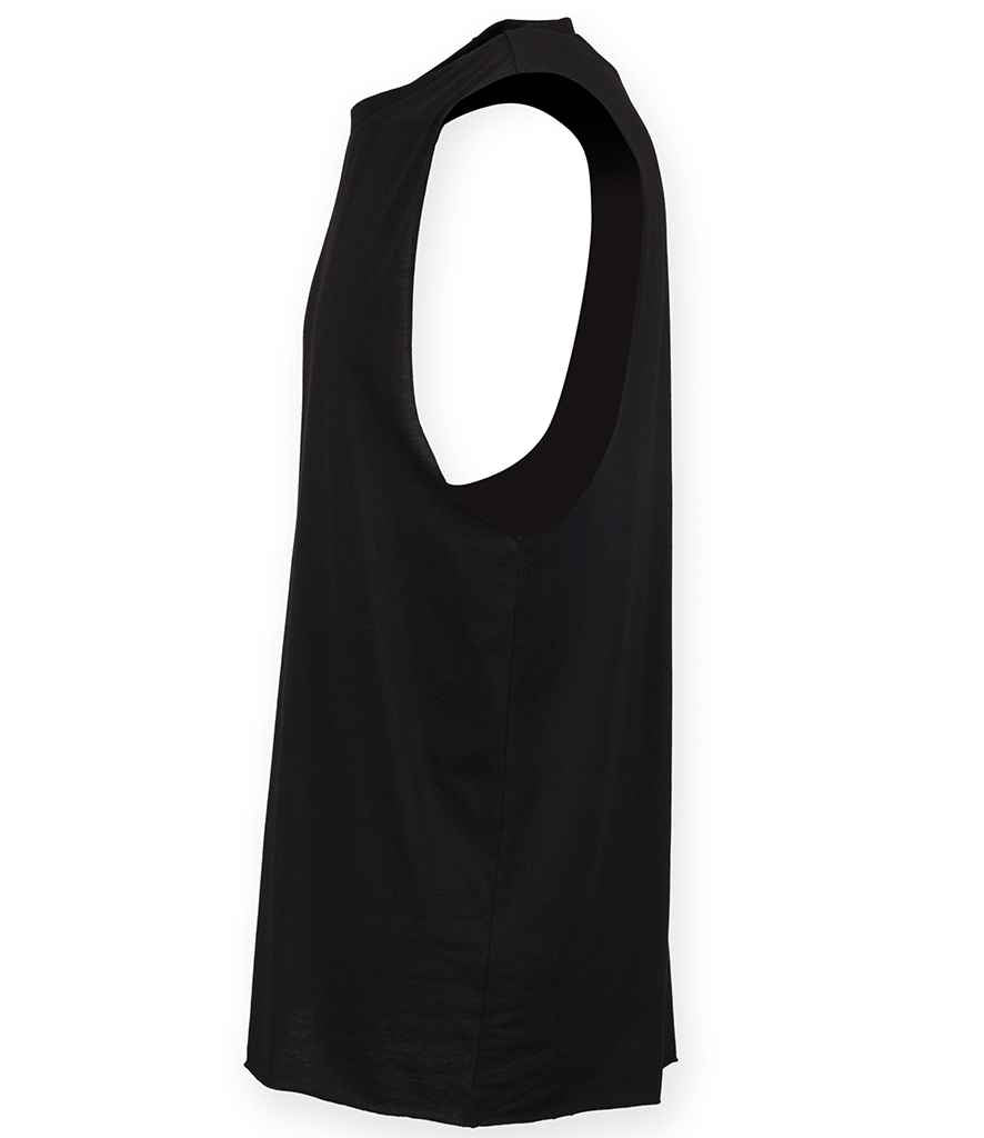 SF Clothing High Neck Vest - Black
