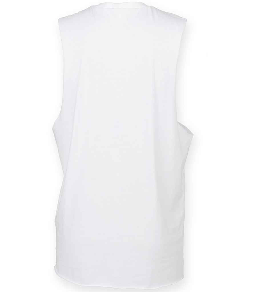 SF Clothing High Neck Vest - White