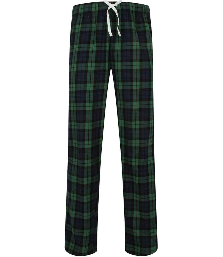 SF Clothing Tartan Lounge Pants - Navy/Green