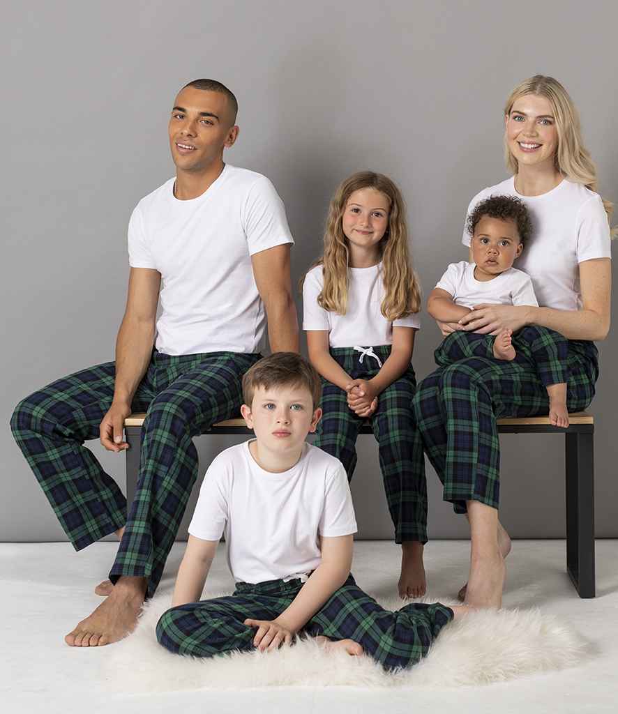 SF Clothing Tartan Lounge Pants - Navy/Green