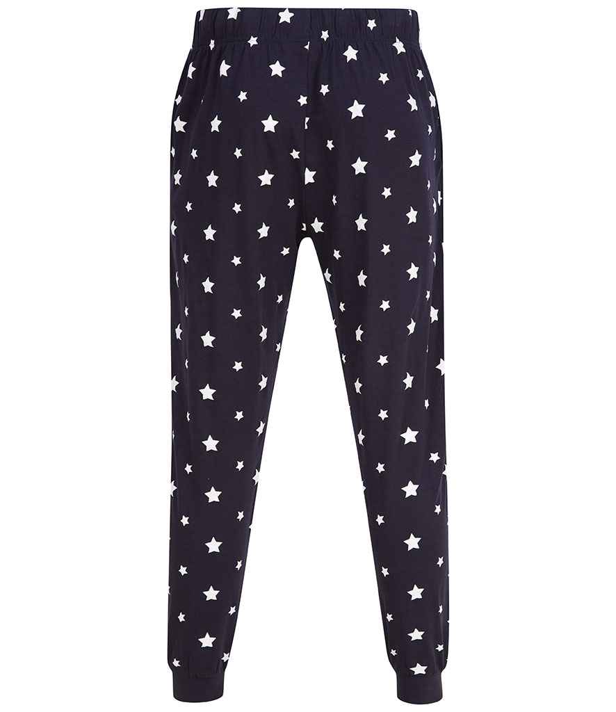 SF Clothing Unisex Cuffed Lounge Pants - Navy/White Stars