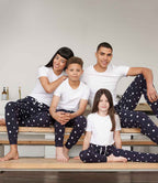 SF Clothing Unisex Cuffed Lounge Pants - Navy/White Stars