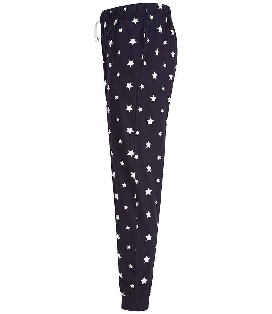 SF Clothing Unisex Cuffed Lounge Pants - Navy/White Stars