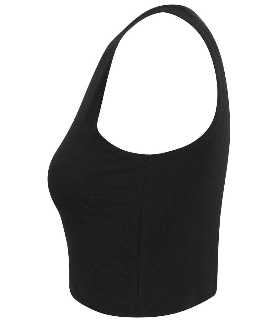 SF Clothing Ladies Cropped Top - Black