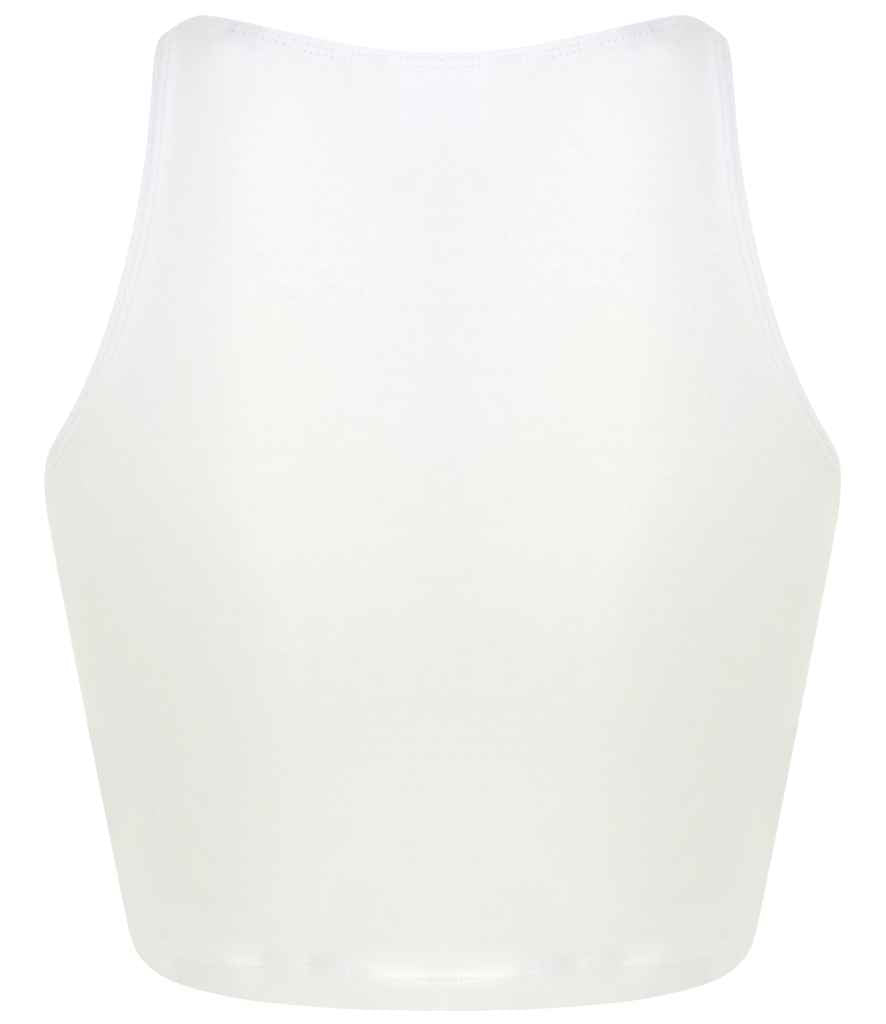 SF Clothing Ladies Cropped Top - White