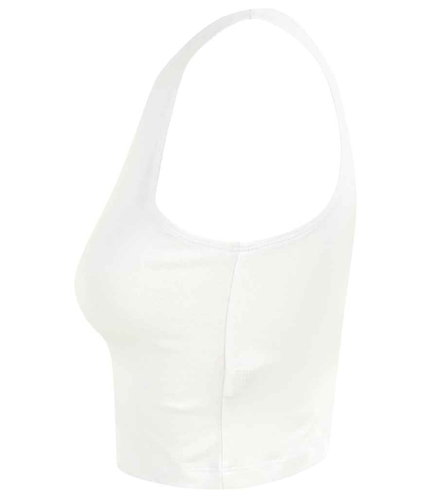 SF Clothing Ladies Cropped Top - White