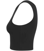 SF Clothing Ladies One Shoulder Top - Black