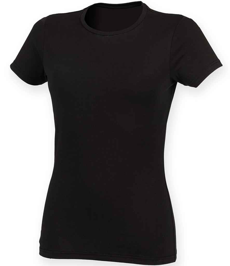 SF Clothing Ladies Feel Good Stretch T-Shirt - Black