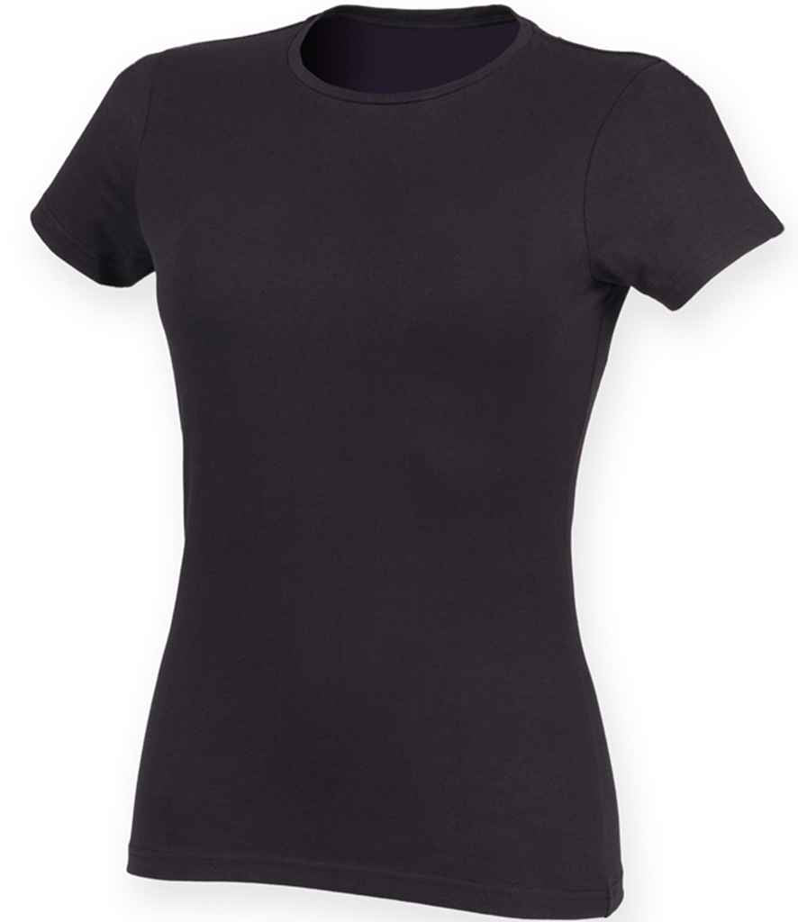 SF Clothing Ladies Feel Good Stretch T-Shirt - Navy