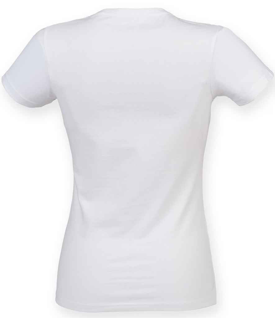 SF Clothing Ladies Feel Good Stretch T-Shirt - White
