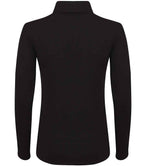 SF Clothing Ladies Feel Good Stretch Roll Neck T-Shirt - Black