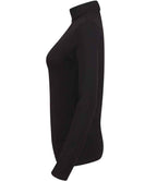 SF Clothing Ladies Feel Good Stretch Roll Neck T-Shirt - Black