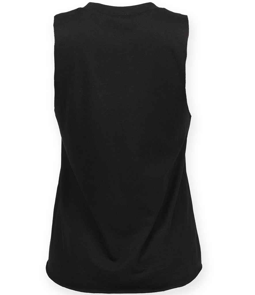 SF Clothing Ladies High Neck Vest - Black