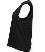 SF Clothing Ladies High Neck Vest - Black