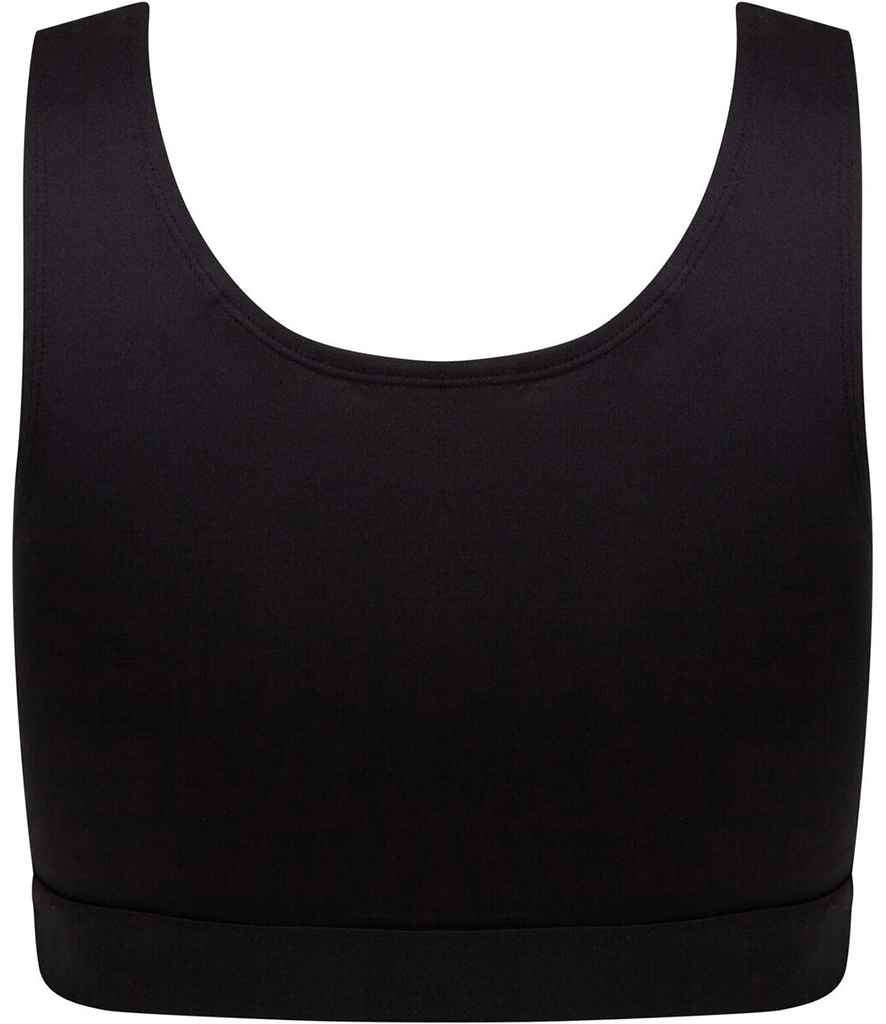 SF Clothing Ladies Fashion Crop Top - Black/Black