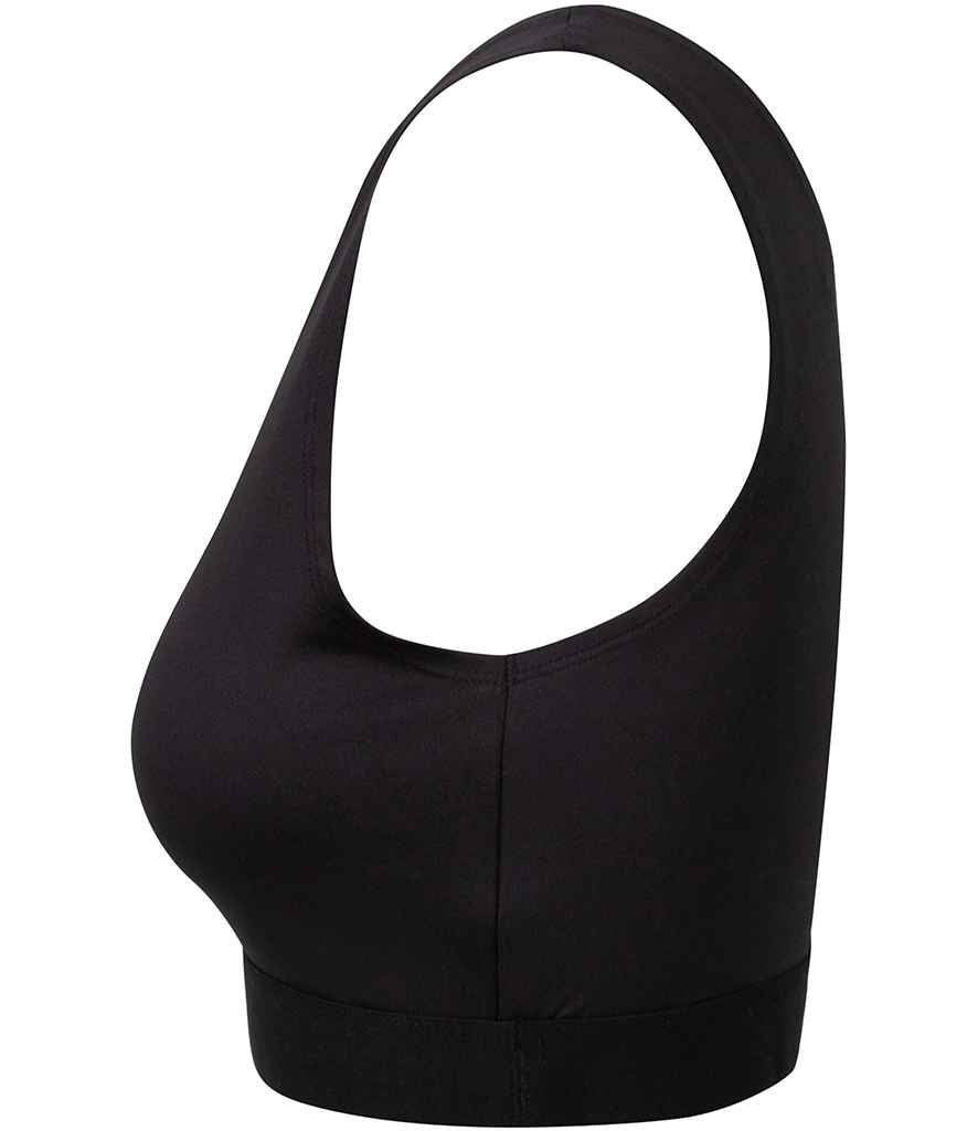 SF Clothing Ladies Fashion Crop Top - Black/Black