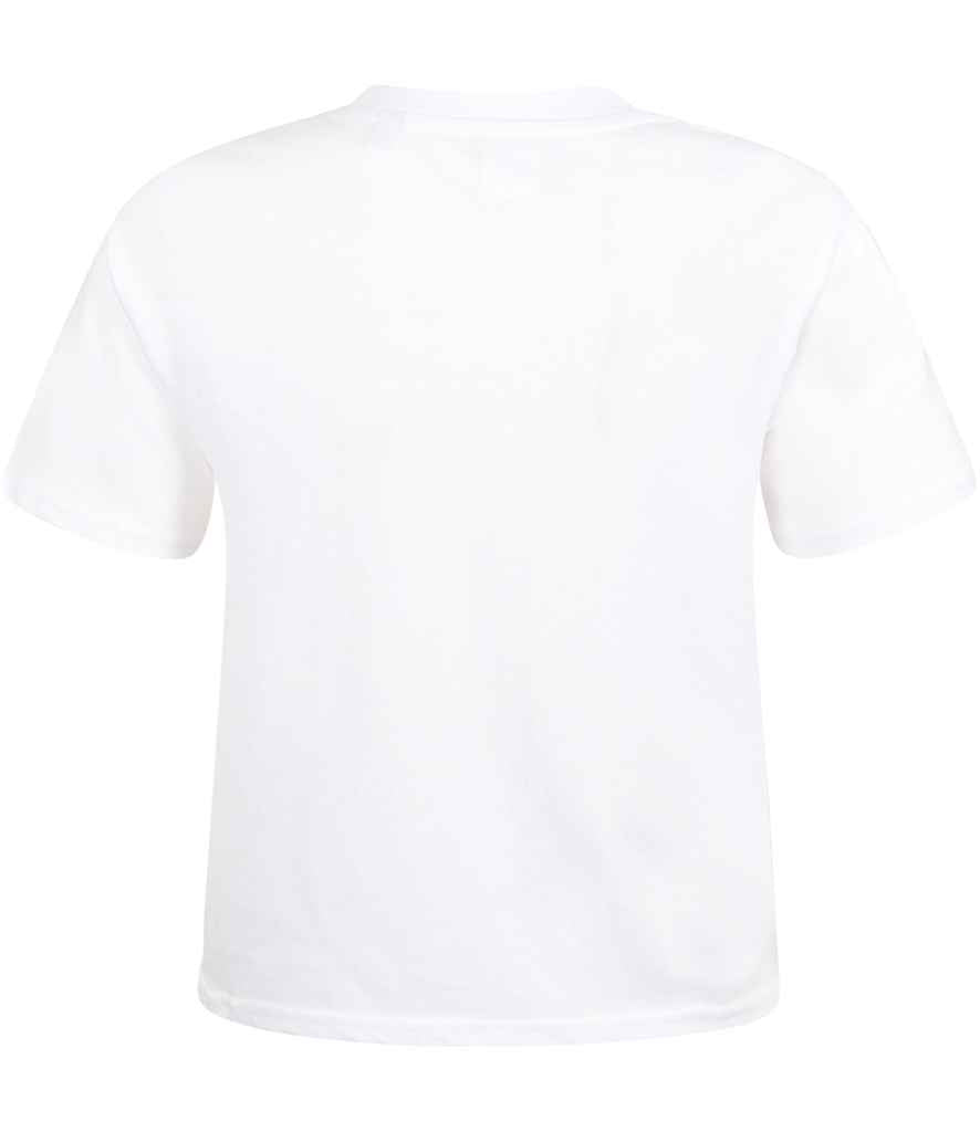 SF Clothing Ladies Cropped Boxy T-Shirt - White