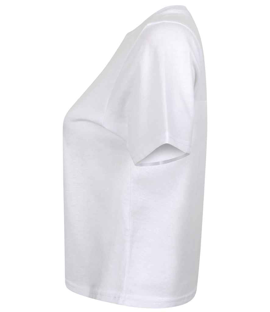SF Clothing Ladies Cropped Boxy T-Shirt - White