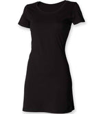SF Clothing Ladies T-Shirt Dress - Black