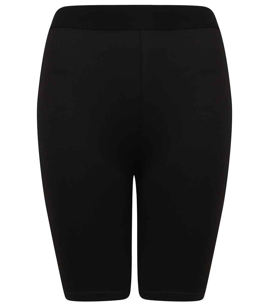 SF Clothing Ladies Fashion Cycling Shorts - Black/Black