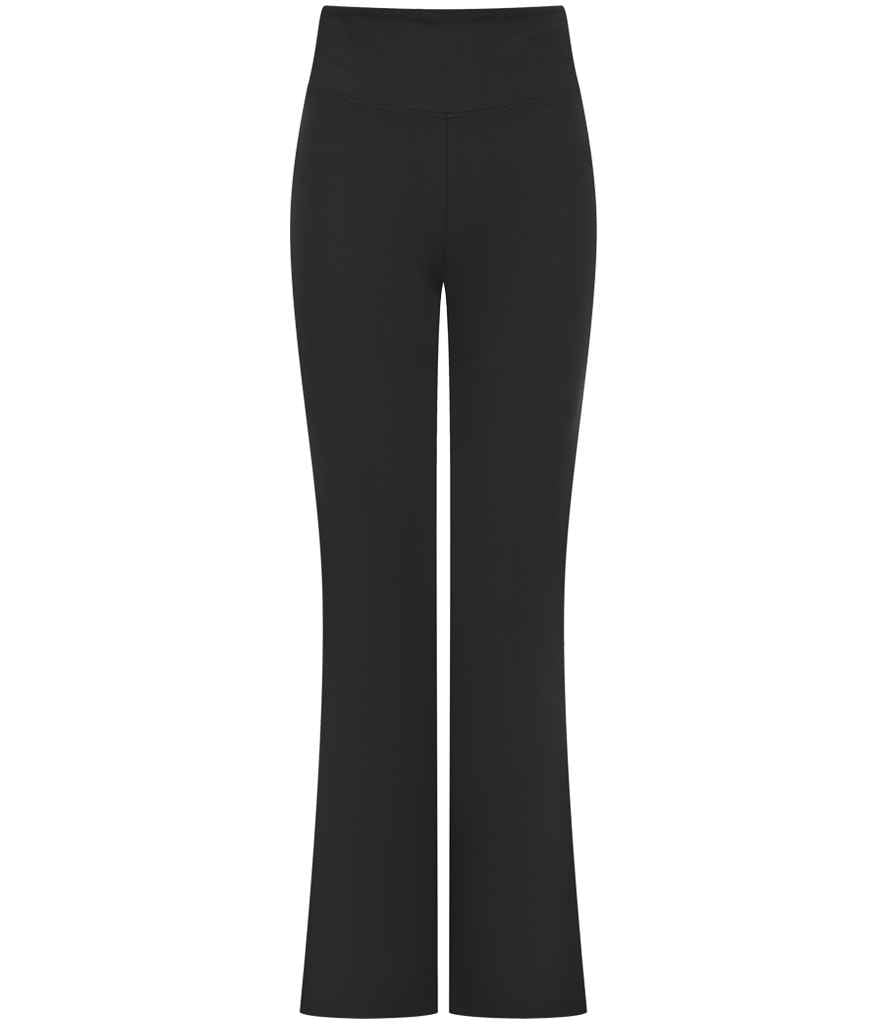 SF Clothing Ladies Flared Leggings - Black