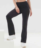SF Clothing Ladies Flared Leggings - Black