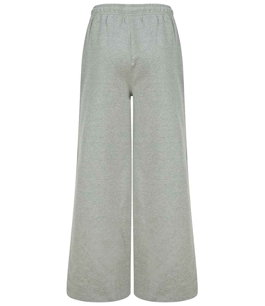 SF Clothing Ladies Sustainable Fashion Wide Leg Joggers - Heather Grey