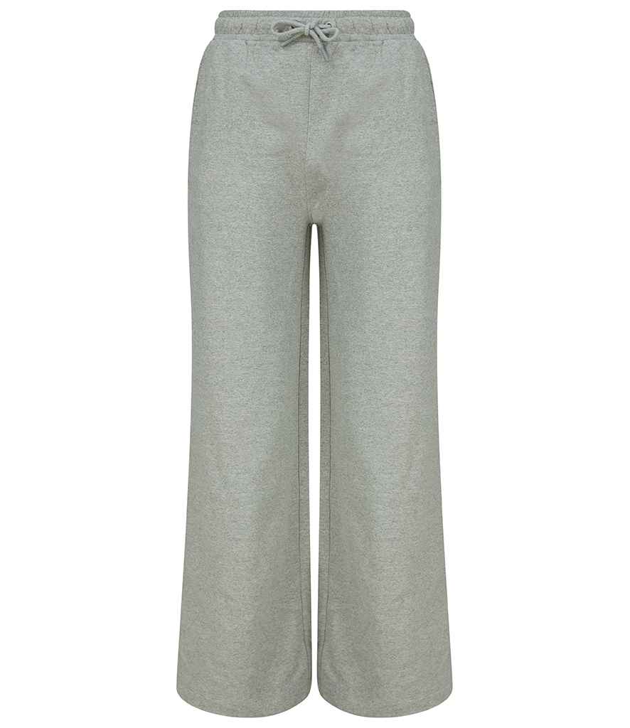 SF Clothing Ladies Sustainable Fashion Wide Leg Joggers - Heather Grey