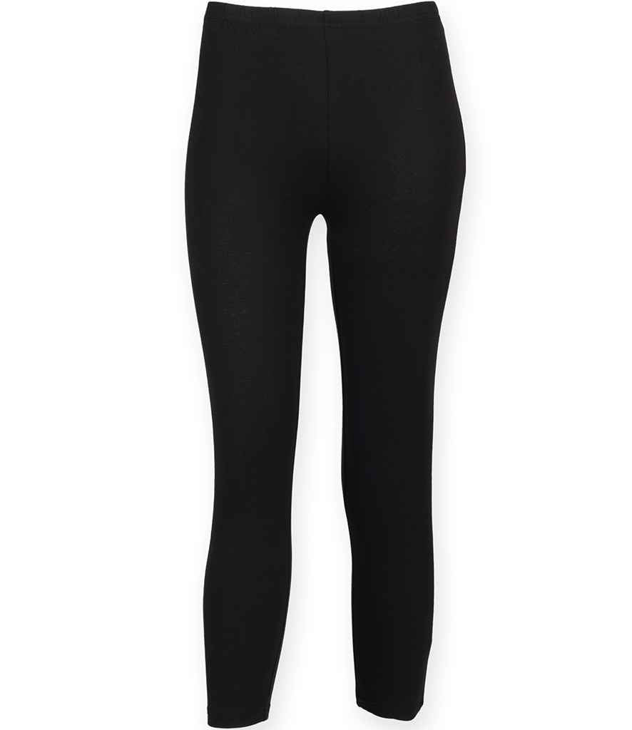 SF Clothing Ladies 3/4 Leggings - Black