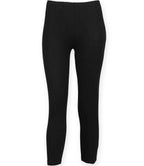 SF Clothing Ladies 3/4 Leggings - Black