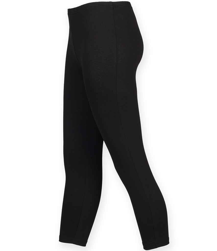 SF Clothing Ladies 3/4 Leggings - Black