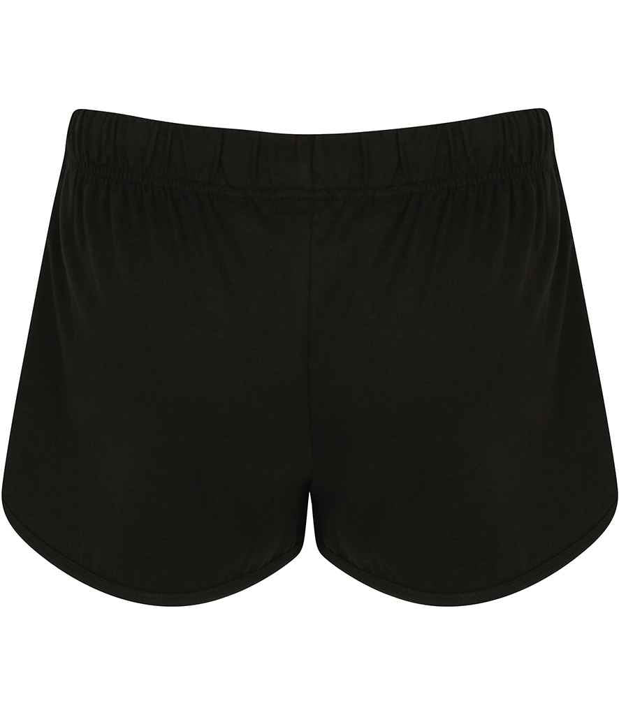 SF Clothing Ladies Retro Shorts - Black/Black