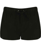 SF Clothing Ladies Retro Shorts - Black/Black