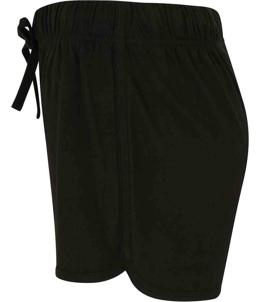 SF Clothing Ladies Retro Shorts - Black/Black