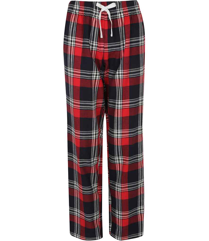 SF Clothing Ladies Tartan Lounge Pants - Red/Navy