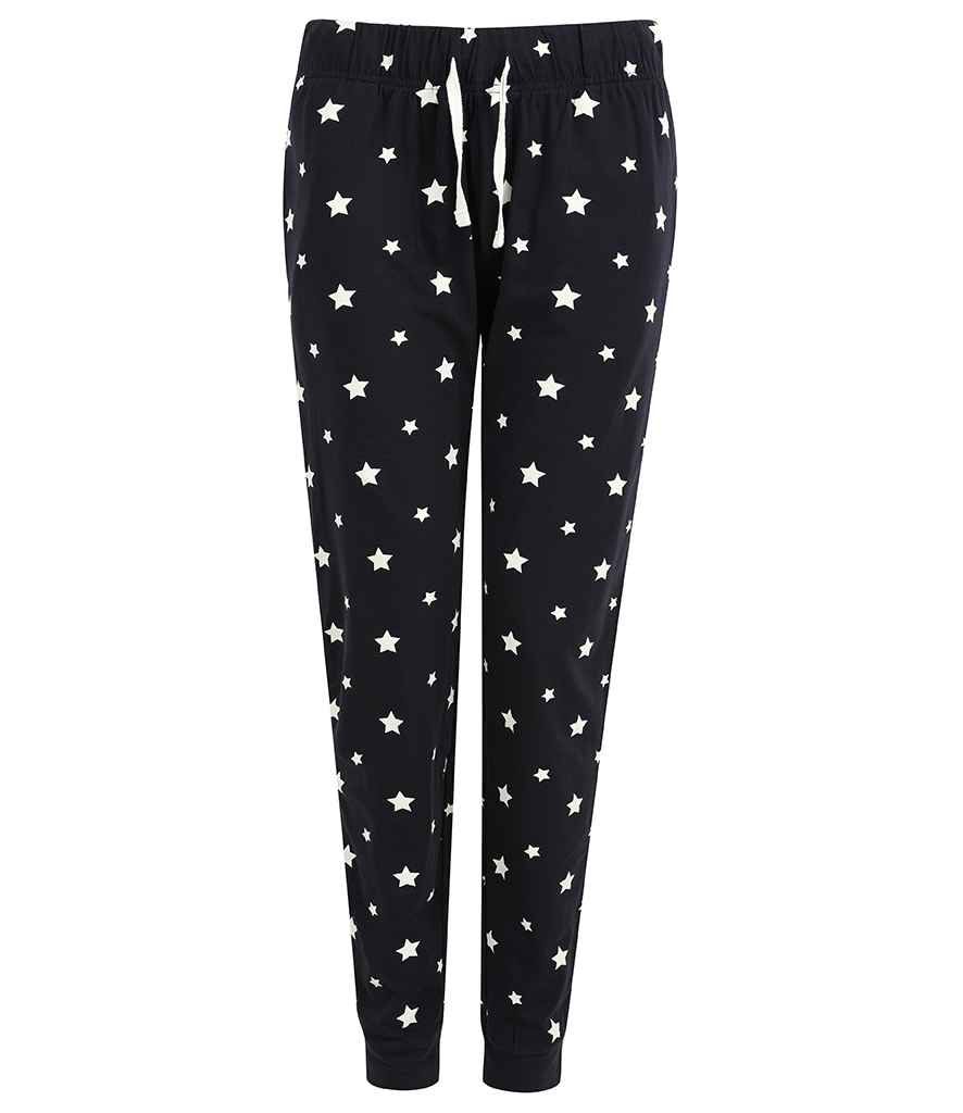 SF Clothing Ladies Lounge Pants - Navy/White Stars