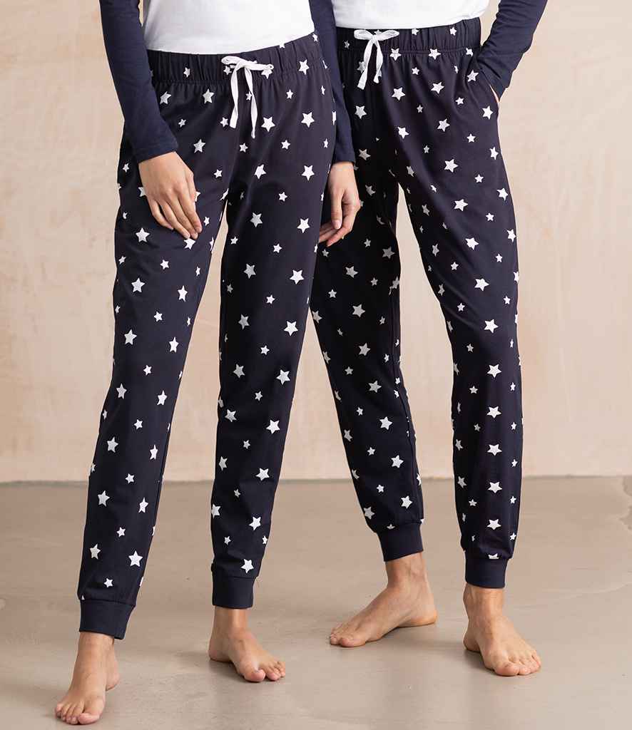 SF Clothing Ladies Lounge Pants - Navy/White Stars