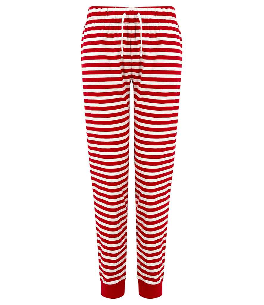 SF Clothing Ladies Lounge Pants - Red/White Stripes
